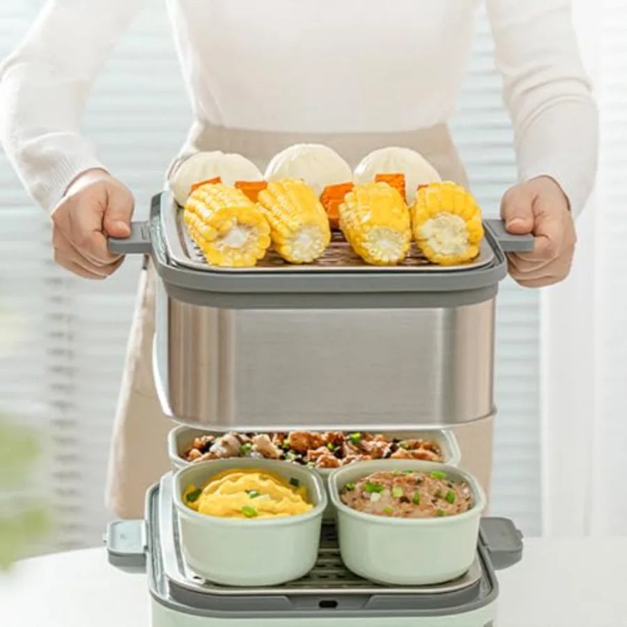 Electric Food Steamer 14 Quart 1500W Stainless