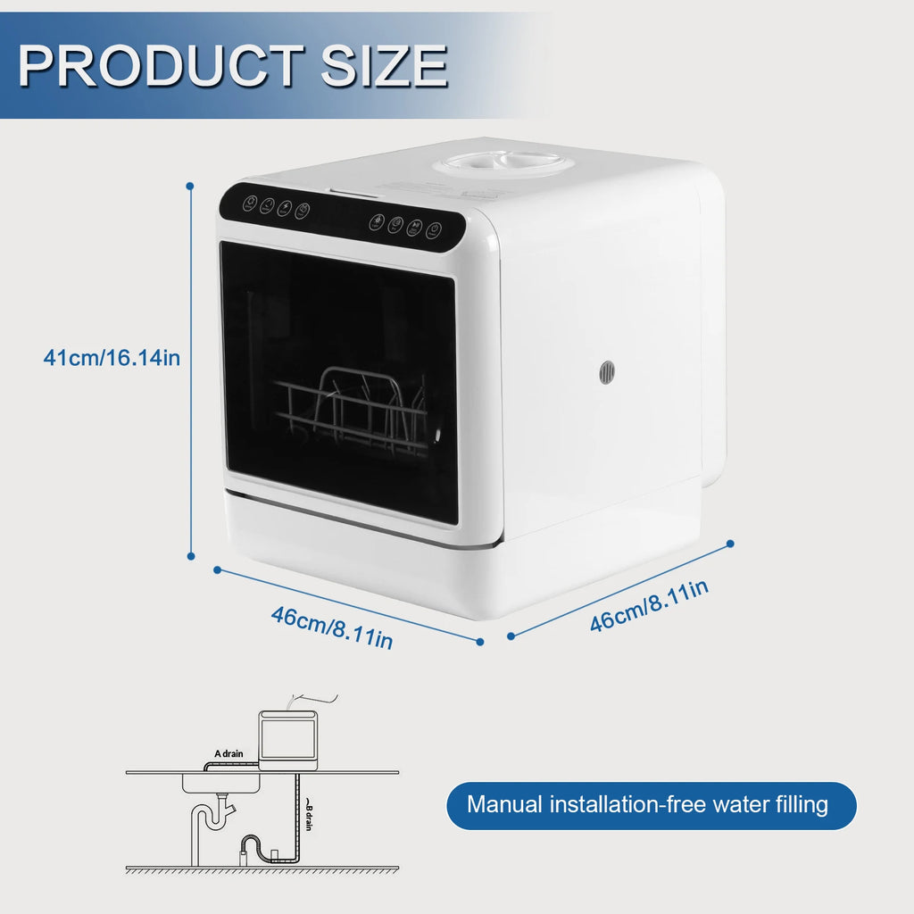Countertop Dishwasher No Hookup Needed Portable