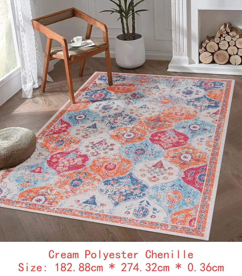 2x3 Washable Pastel Multi Kid & Pet Friendly