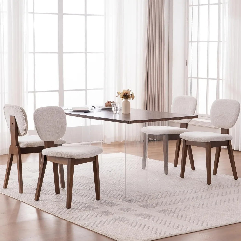 2 MCM Upholstered wood