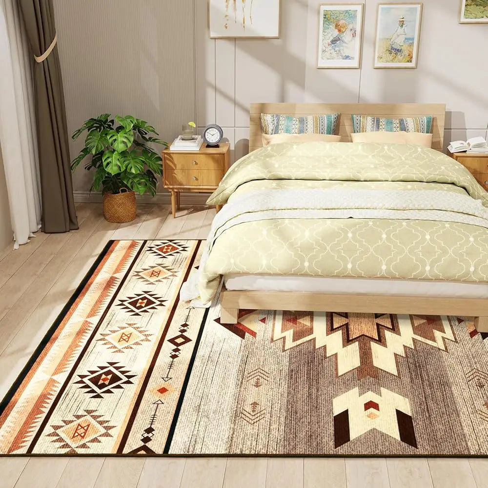 Living Room Rug - 5X7 Aesthetic Washable