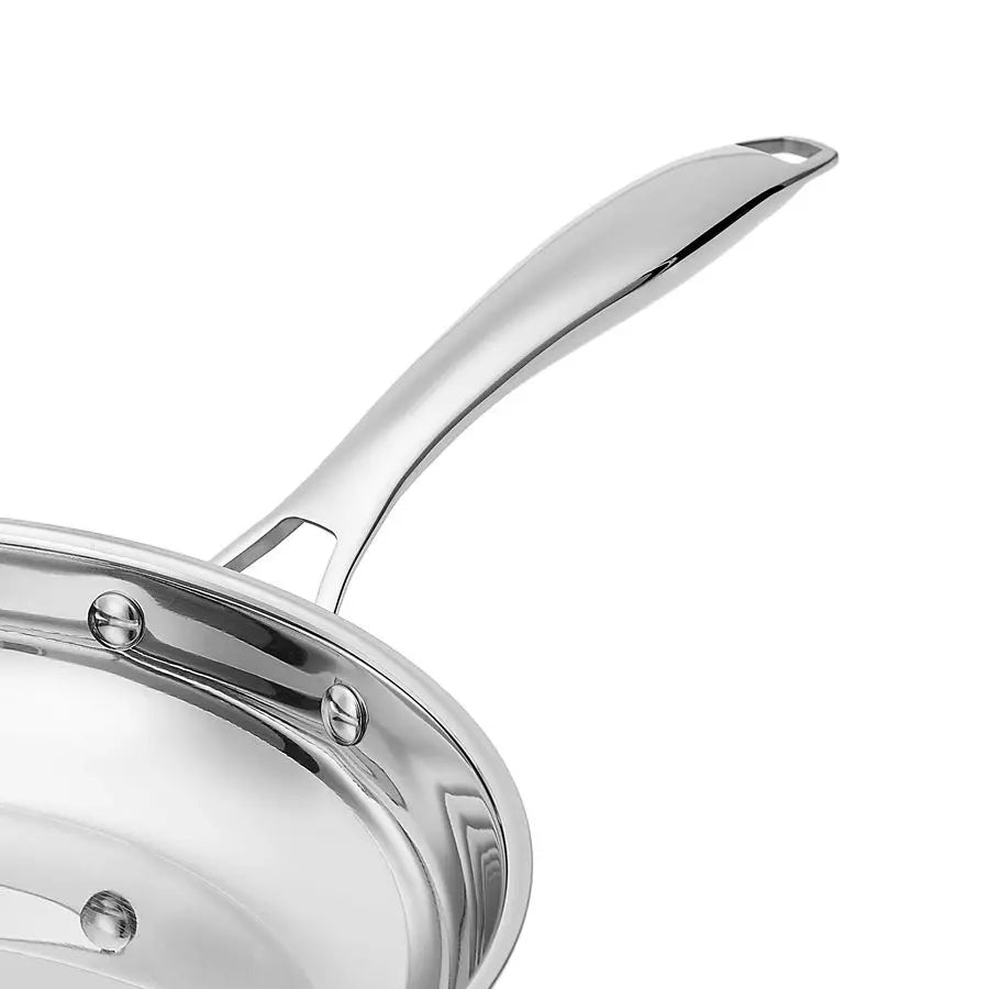 2 Pcs Stainless Induction Frying Pan Set