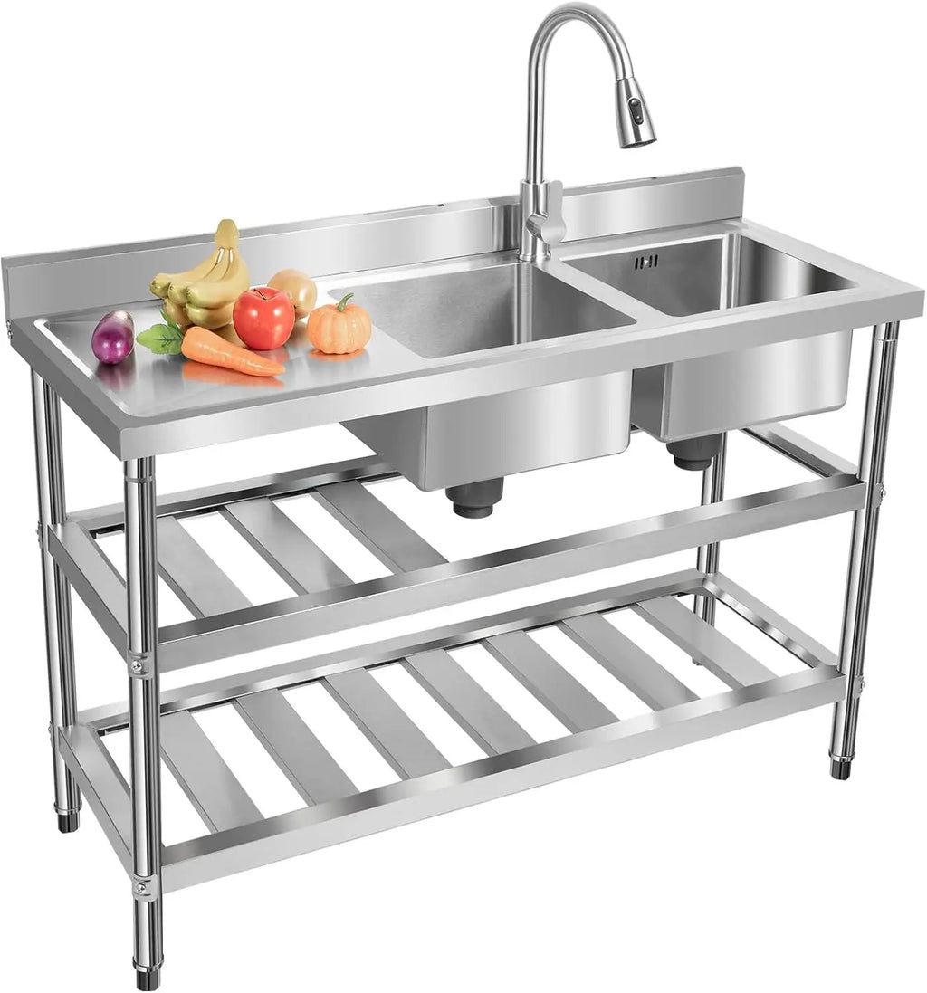 Commercial Stainless Utility Sink
