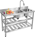Commercial Stainless Utility Sink