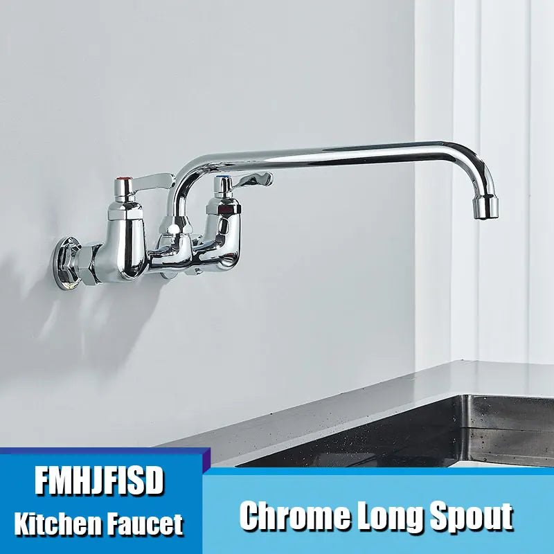 Matte Black Long Spout Wall Mounted