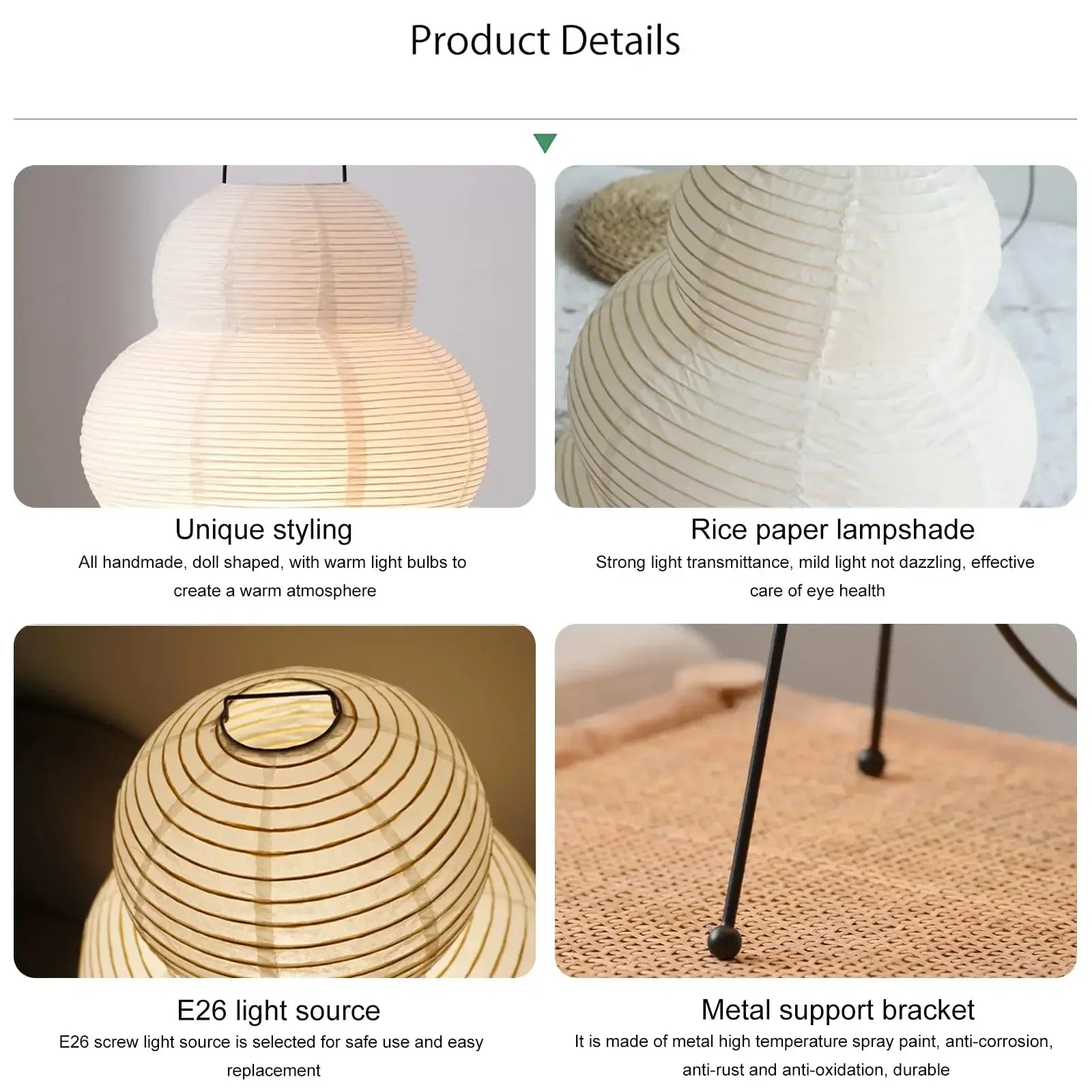 Japanese Rice Paper Atmosphere Lamp