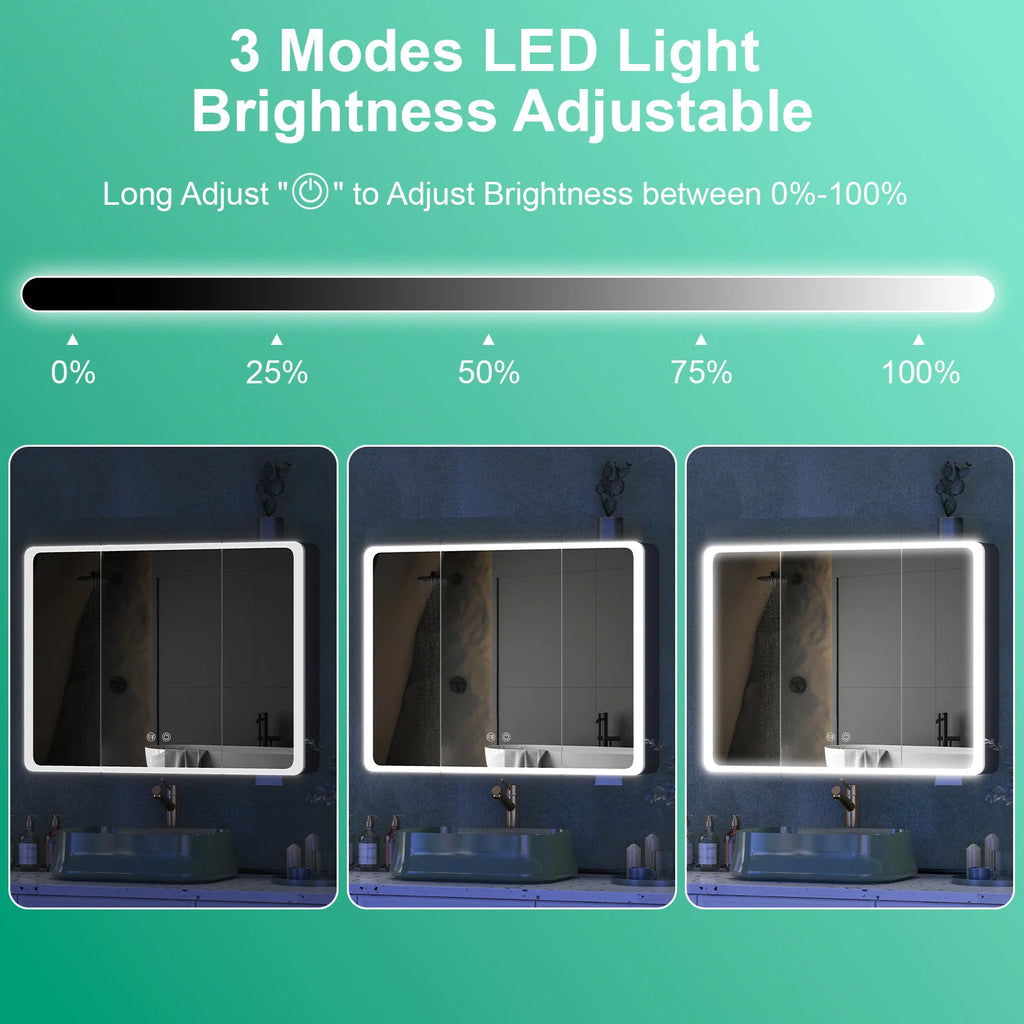 LED Lighted Medicine Cabinet