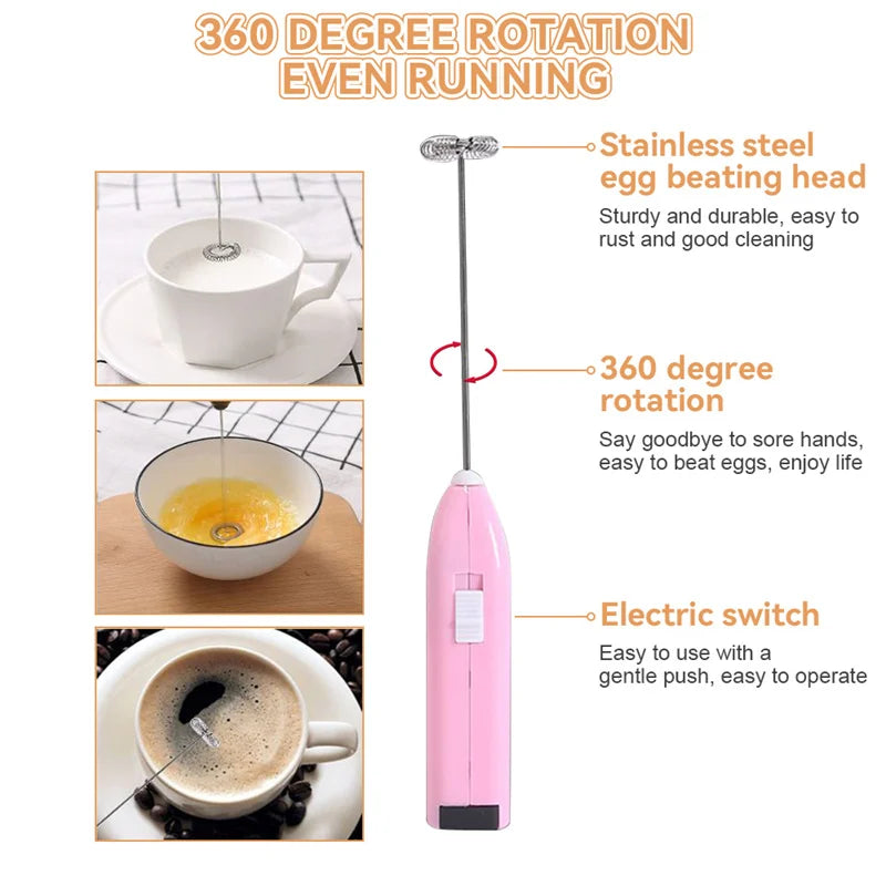 Mini Electric Whisk/Foamer/Blender Wireless