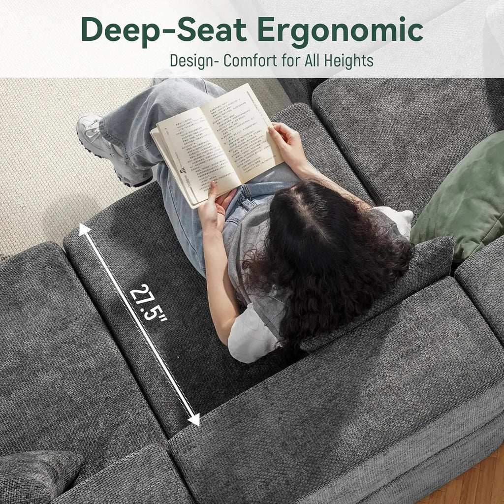 Modular Sectional 130'' 4 Seater