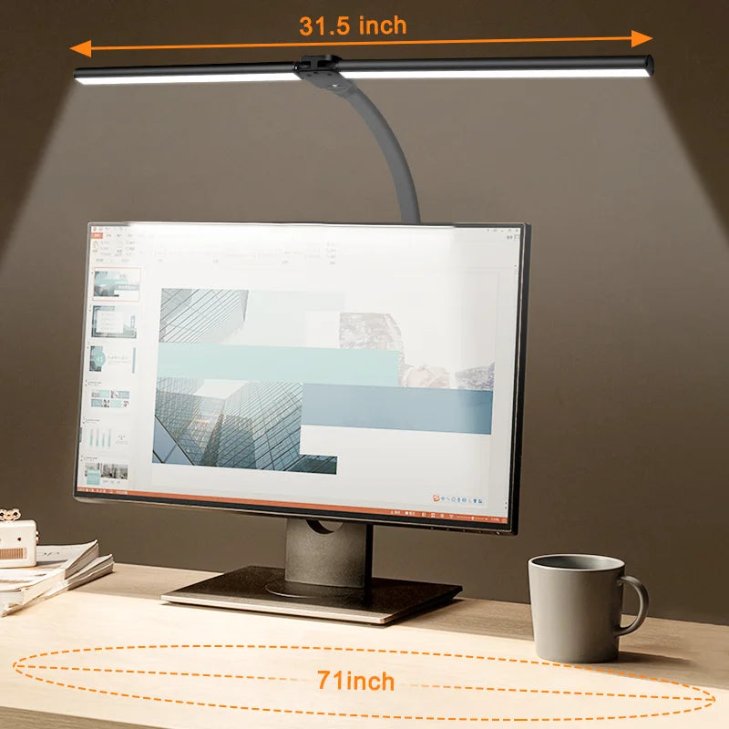 Double Head LED desk Lamp