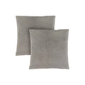 2 Decorative Throw Pillows Grey