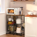 Rolling Microwave/Storage/Drawers, cart