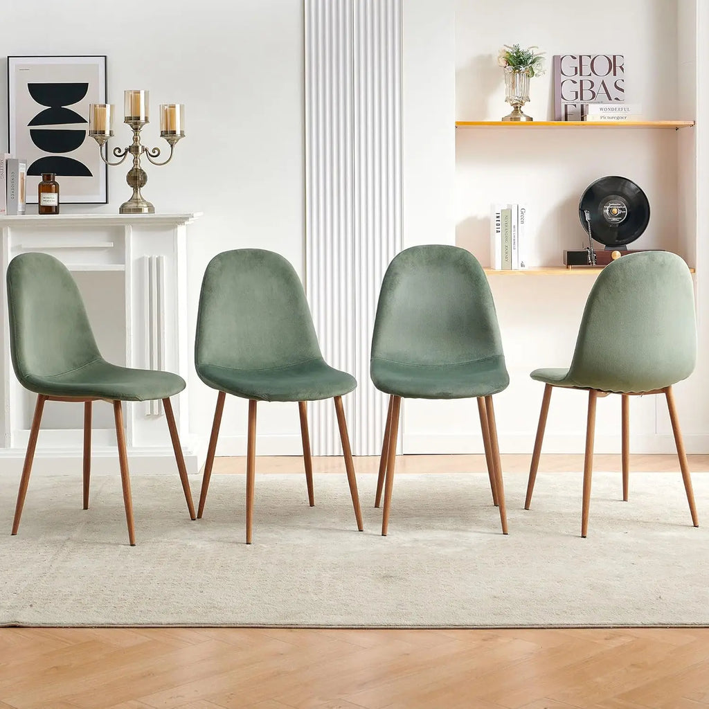 4 Modern w/Metal Legs