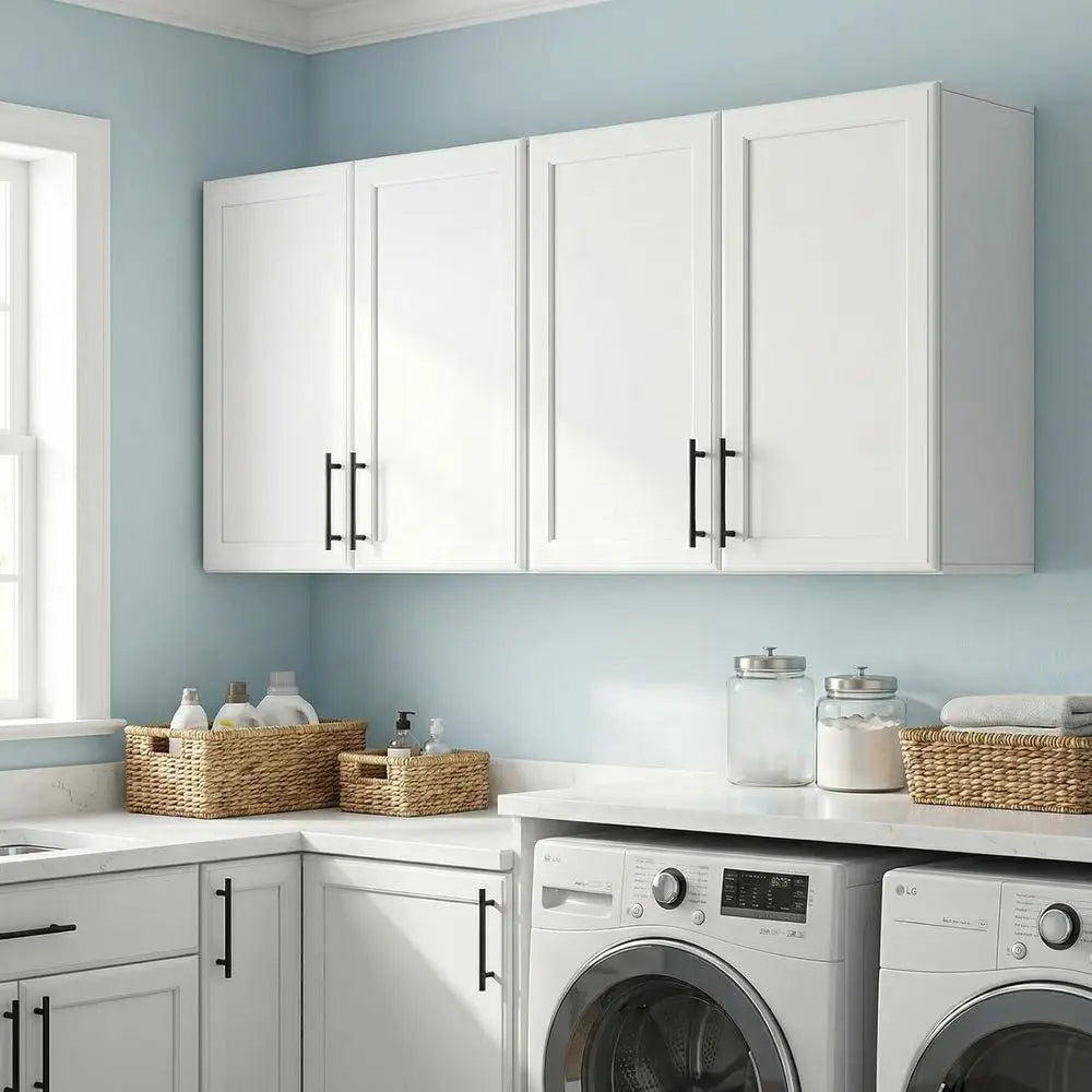 47" Wide Wall-Mount Cabinet W/Adjustable Shelves