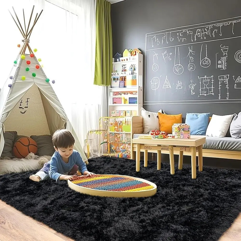 8x10 Plush Fuzzy Shag Soft