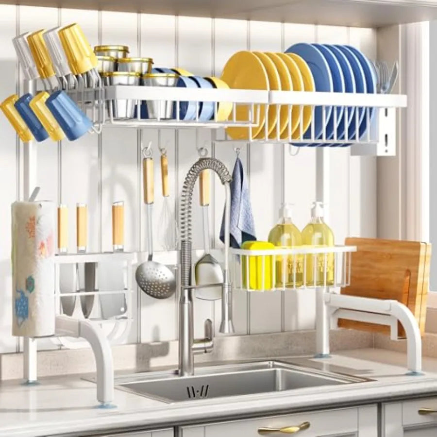 Over The Sink Dish Rack, Adjustable 25.5 to 33.5"