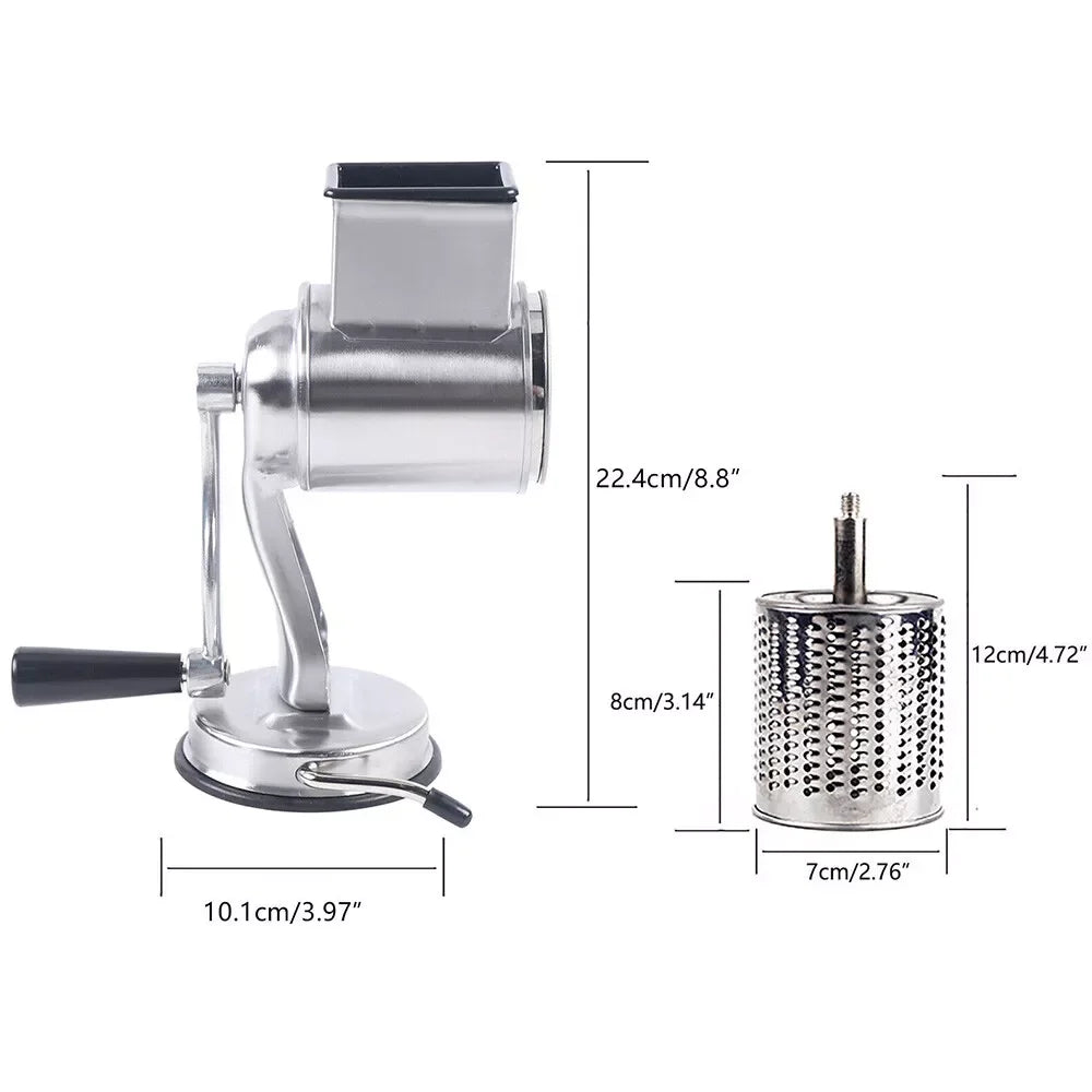 Rotary Cheese Grater/Shredder Stainless