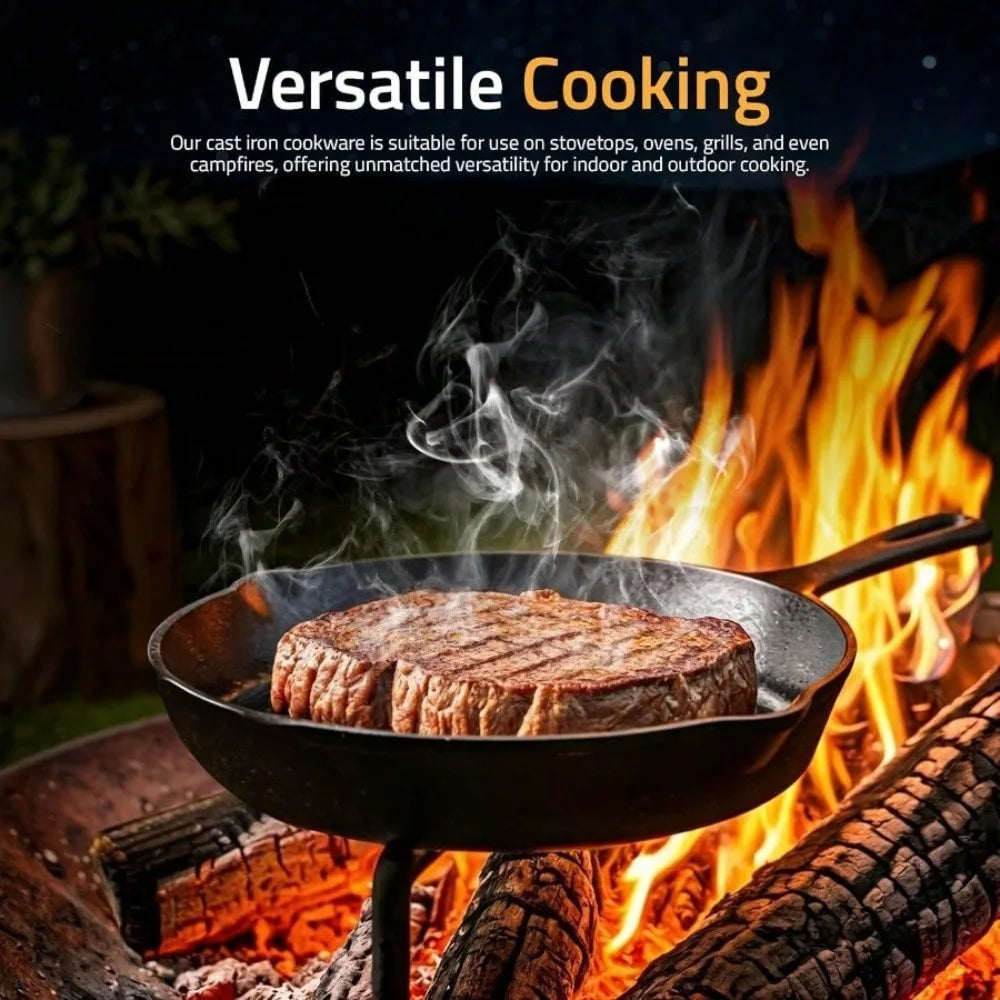 Cast Iron Frying Pan Non-Stick