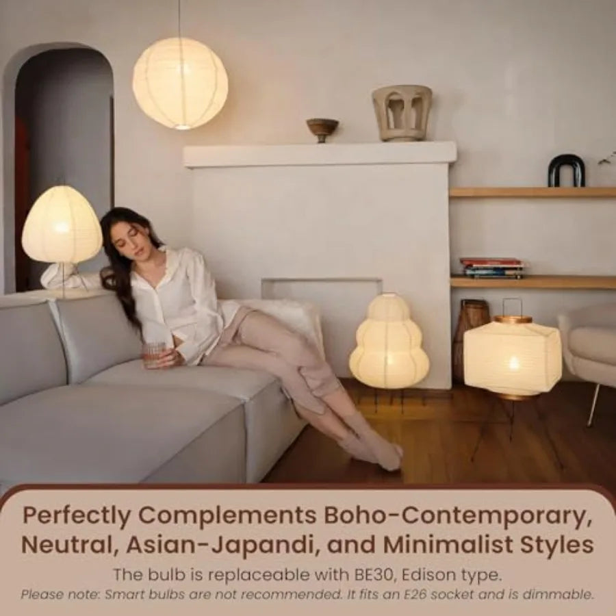 Japanese Paper Floor Lamp