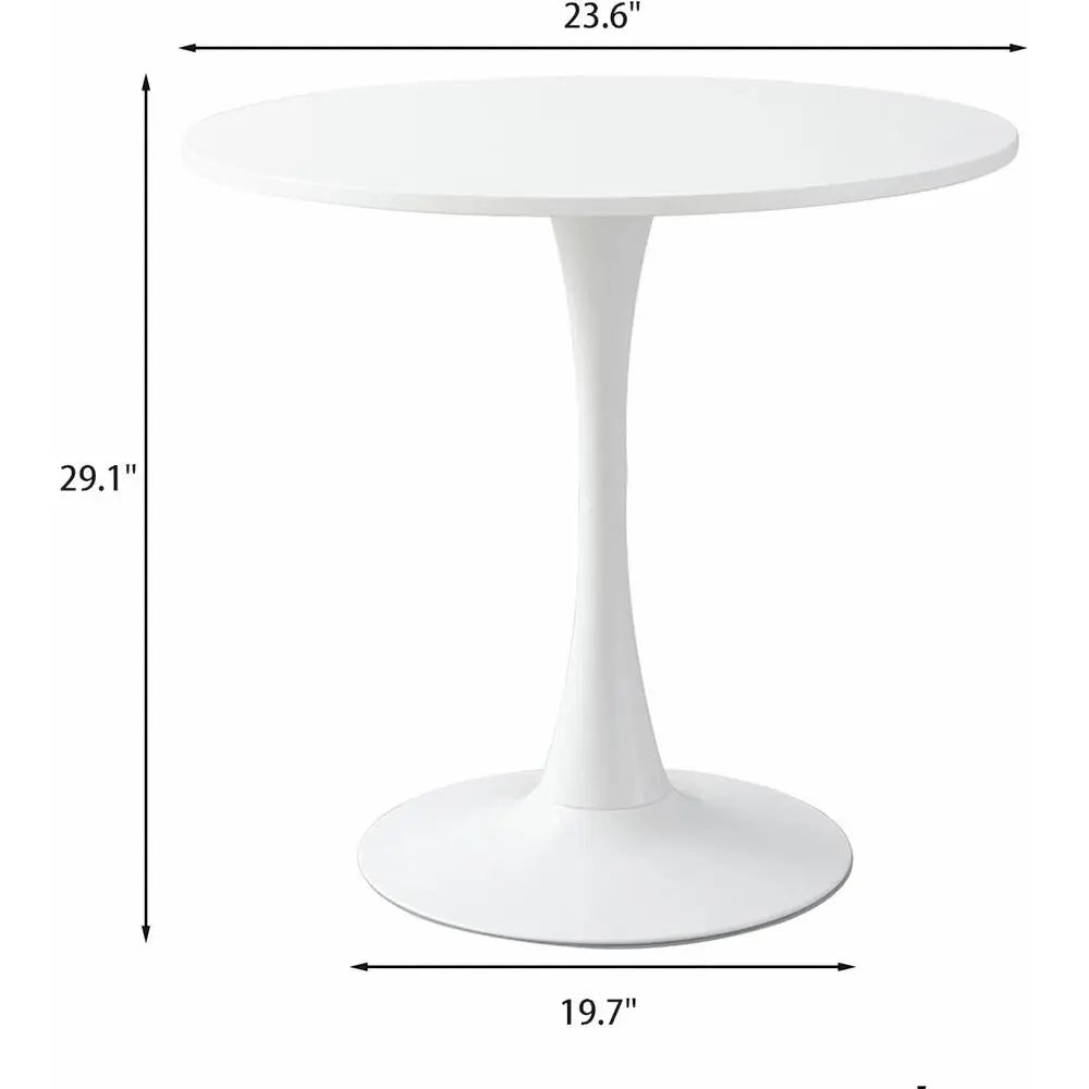 24" Round White