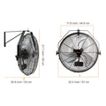 Wall Mount Fan High Velocity Waterproof Oscillating Industrial