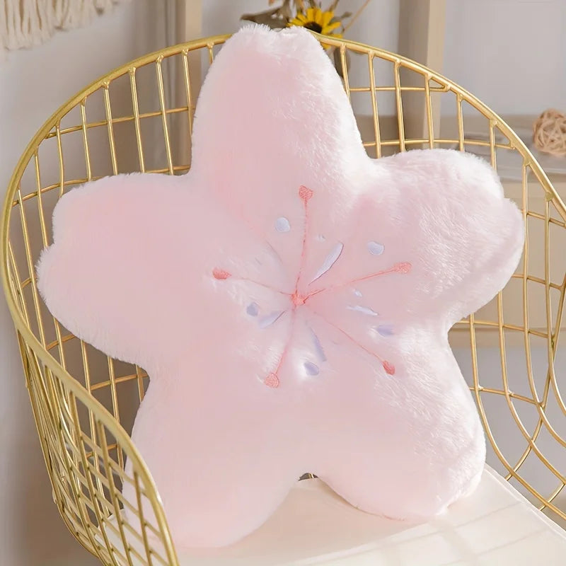 Super Soft Cherry Blossom Flower Pillow