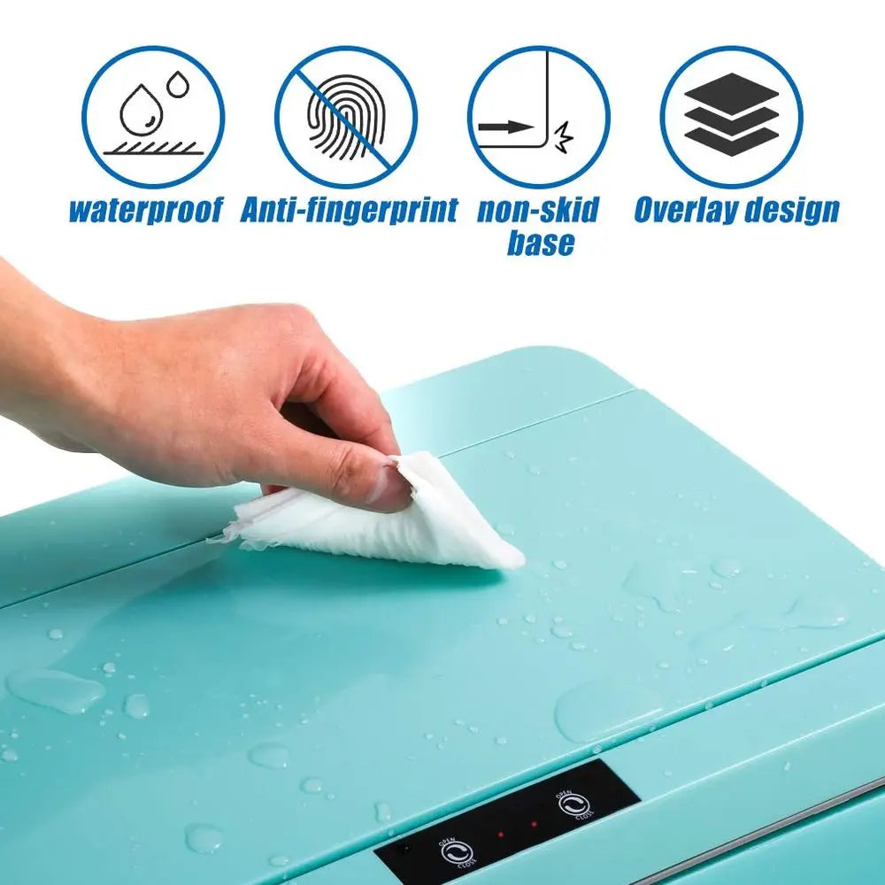 13 Gal Plastic Can Automatic Touch