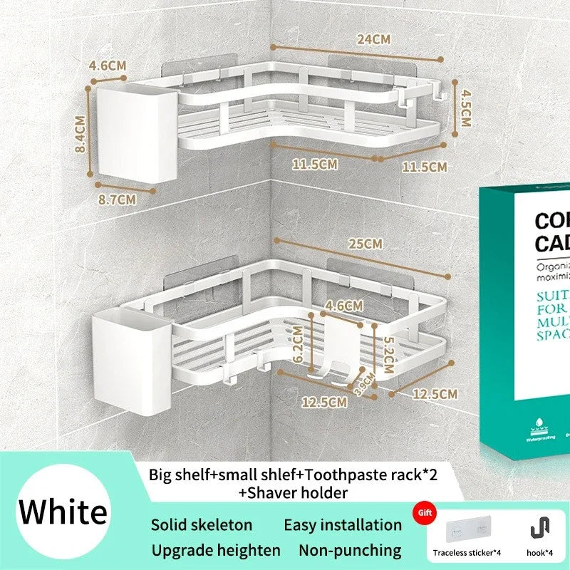 6PCS Double-layer Stainless Steel Corner
