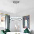 Modern Rings LED Crystal Chandelier