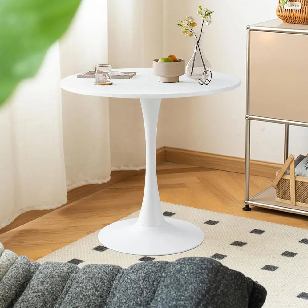 24" Round White