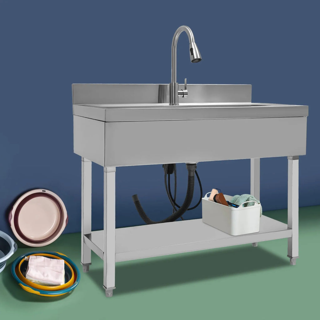 Stainless Utility Sink Single Bowl 13Gal