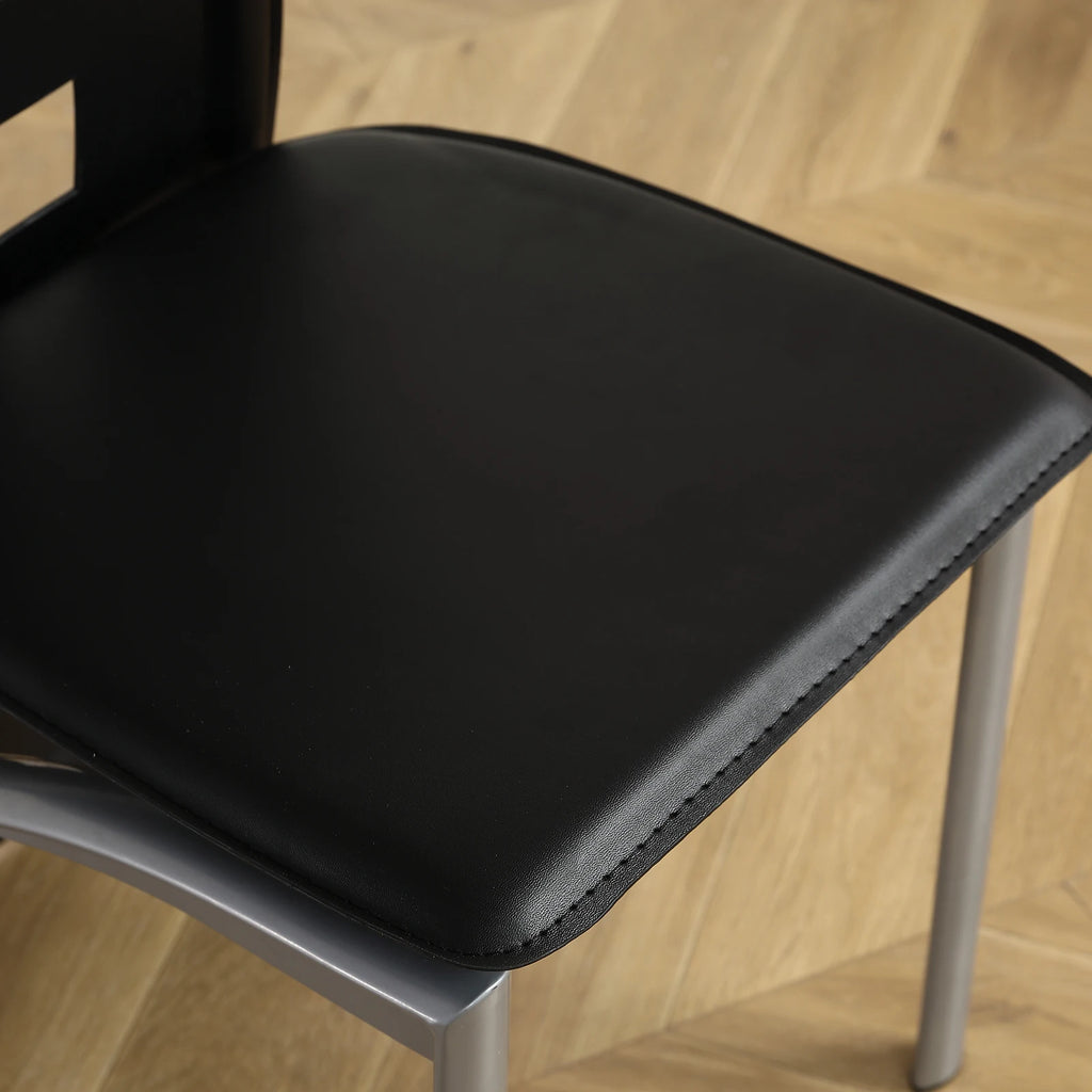 4 long backrest PU leather
