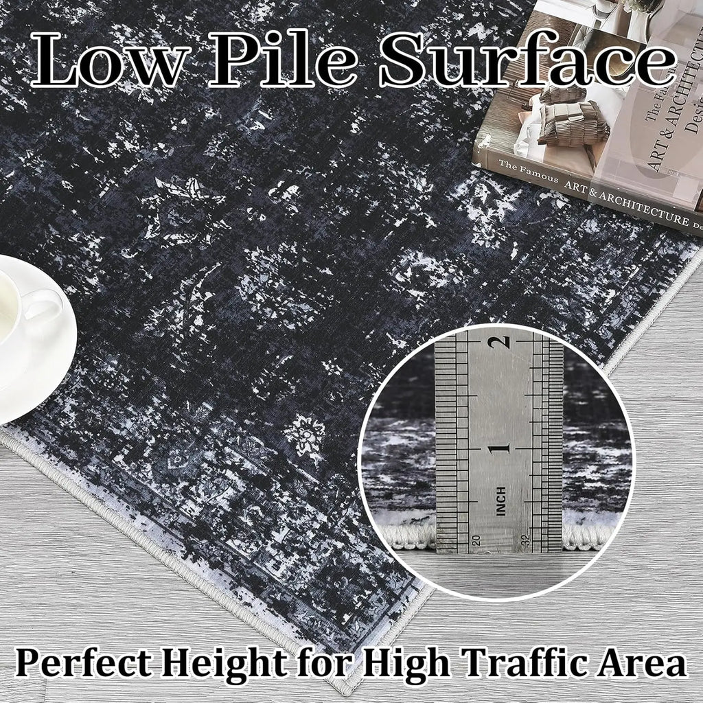 9 x 12 Washable Modern Soft Neutral