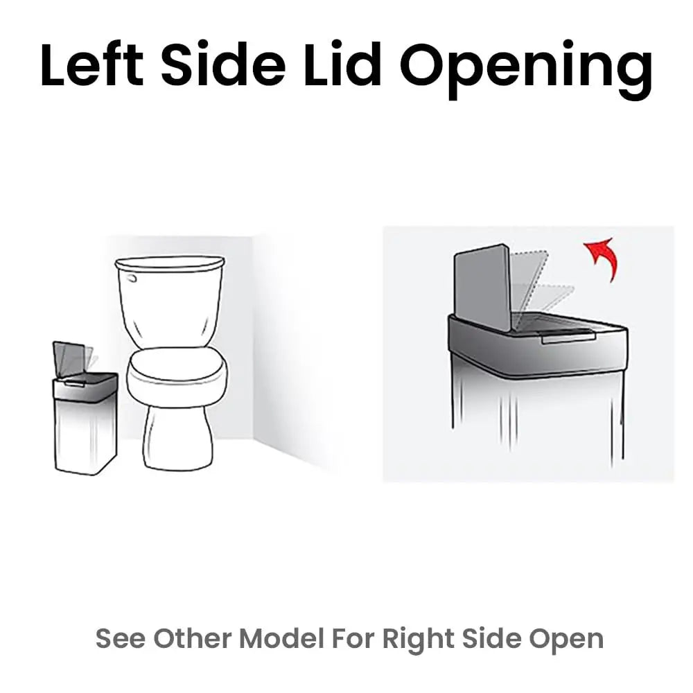 4 Gal Sensor Odor Control Lid Opens