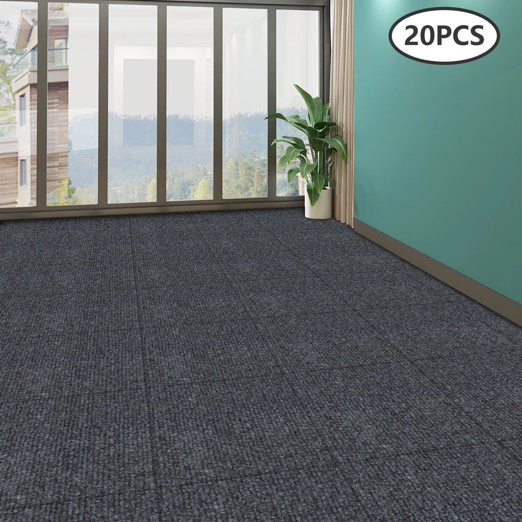 20pcs Carpet Floor Sticker 20"x20" Removable