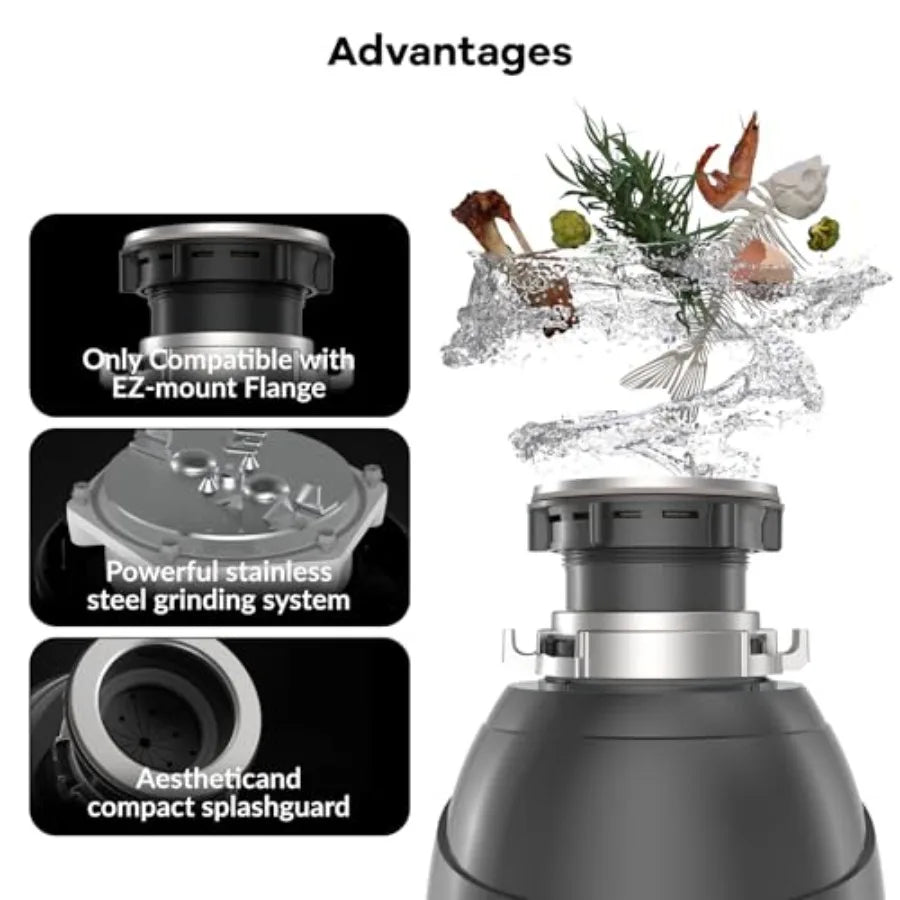 3/4 Disposal w Air Switch Quiet