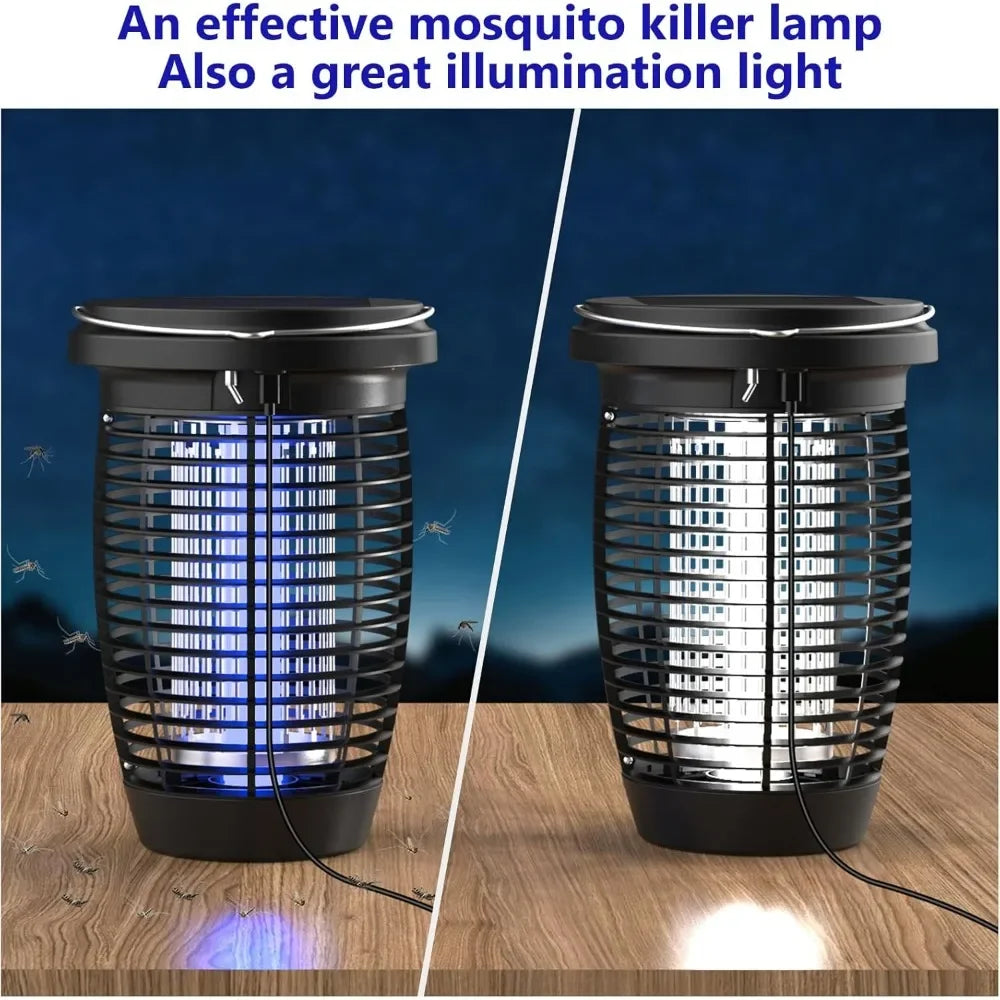 Solar Bug Zapper Lamp
