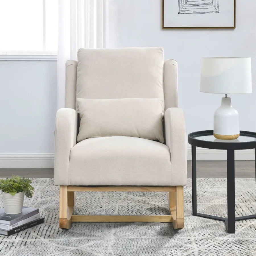 27.5 Modern Accent High Back Rocker