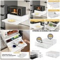 Cabinet Organizer W/Drawer/Countertop/MW Stand