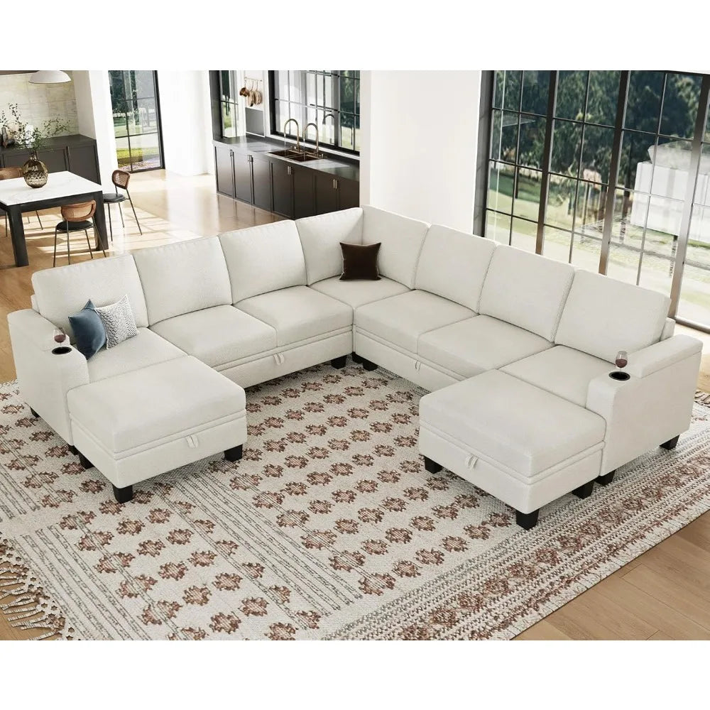 Modular Sectional Sofa w/Storage