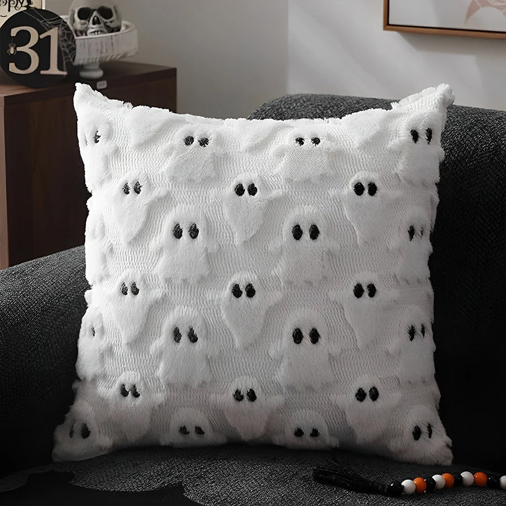 Halloween Knit Throw Pillow Covers