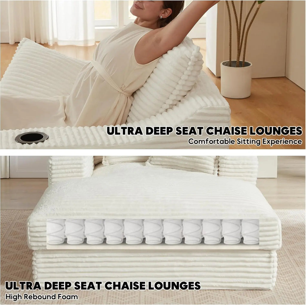 Oversized Chaise Lounge Chair Indoor