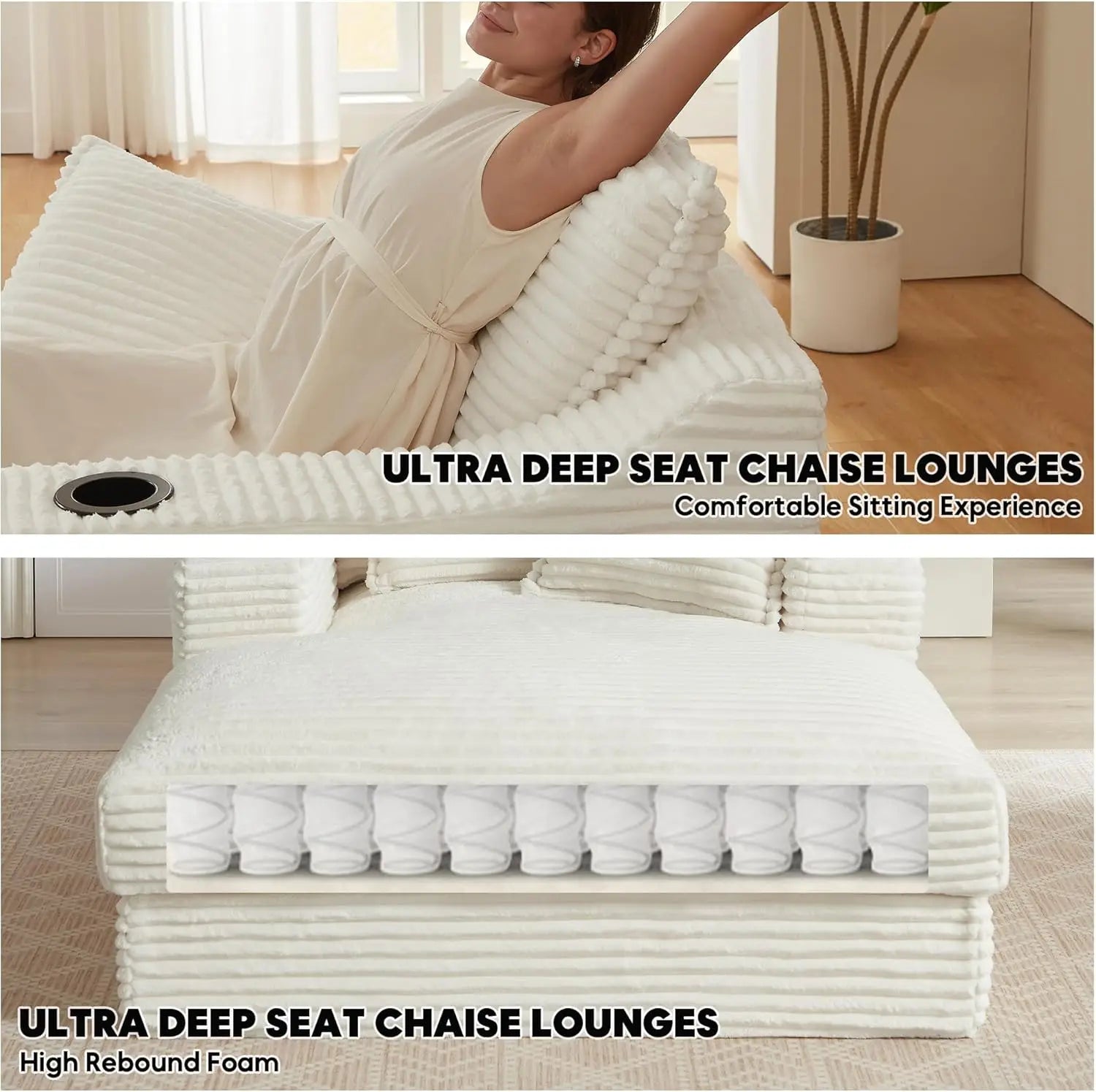 Oversized Chaise Lounge Chair Indoor