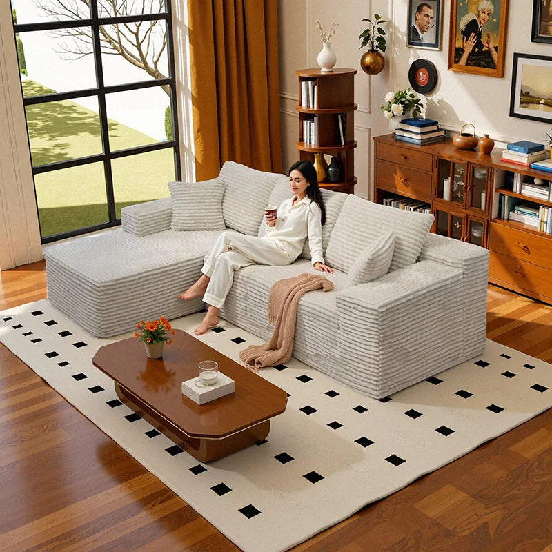 105Inch L-Shaped Living Room Sofa