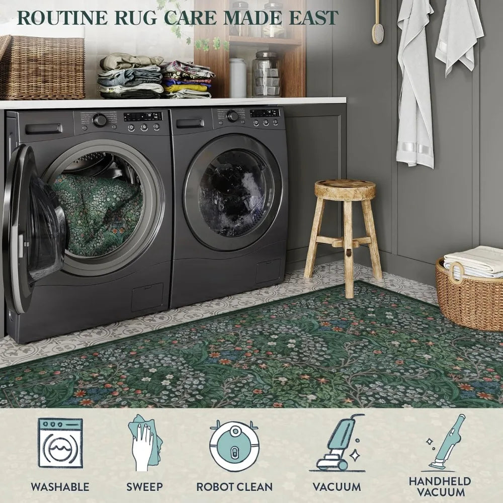 9x12 Soft Washable Stain-Resistant