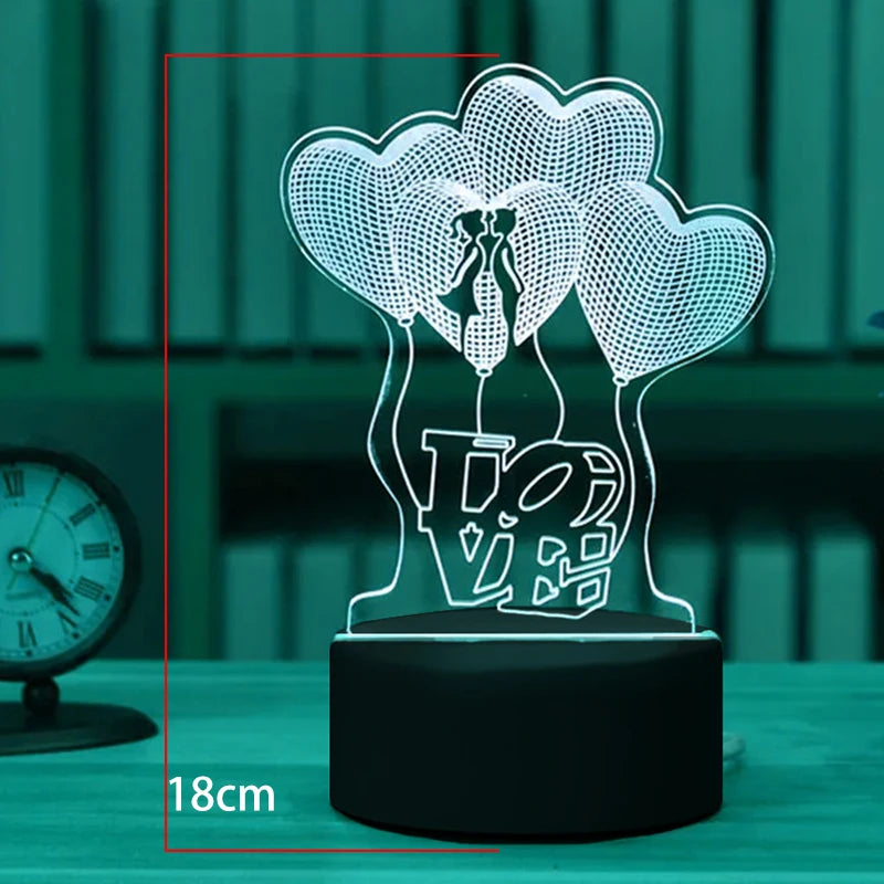 3D confession balloon lamp