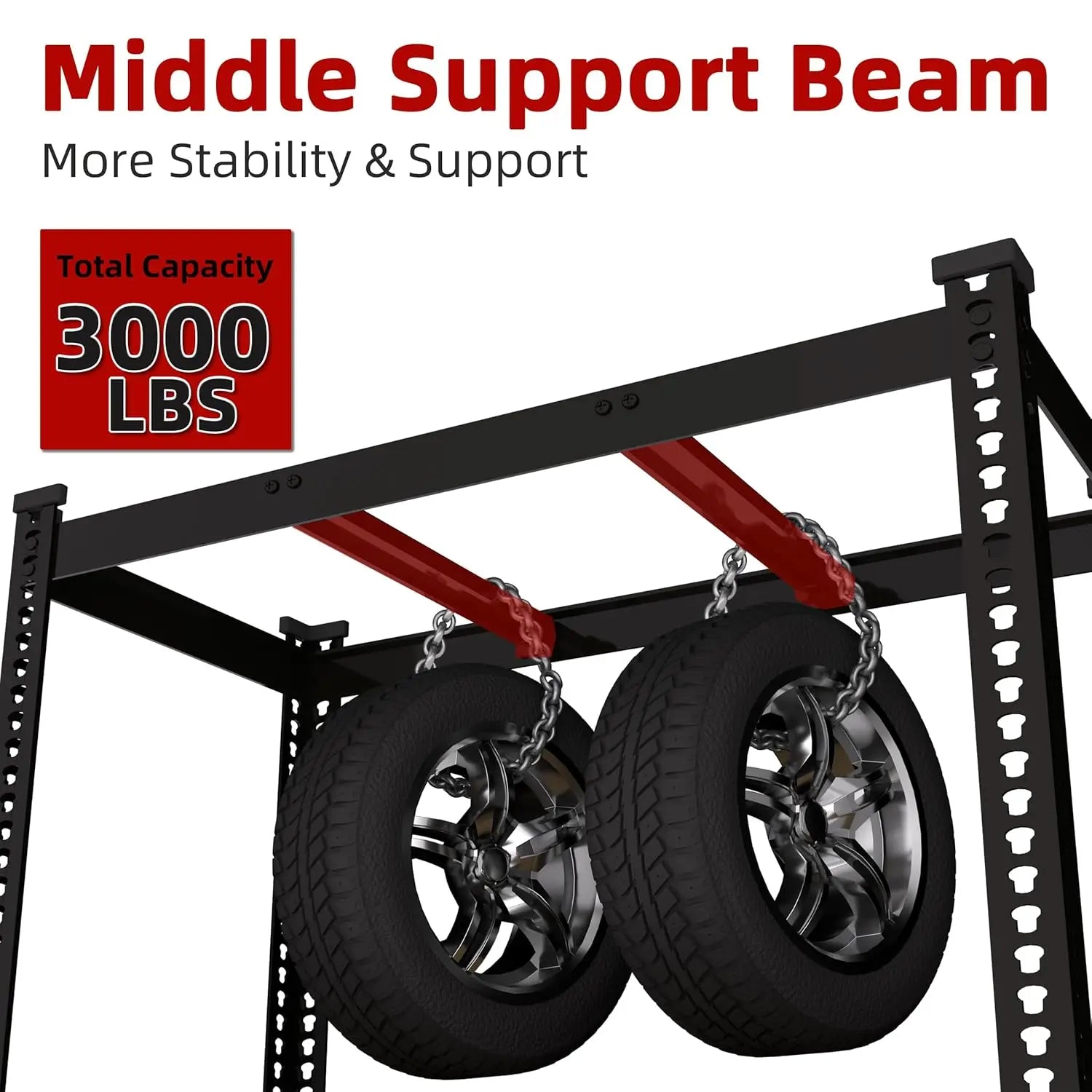 48" W Metal Garage Shelving 5-Tier