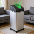 13 Gal Sensor Can Wheels Odor Filter Stainless