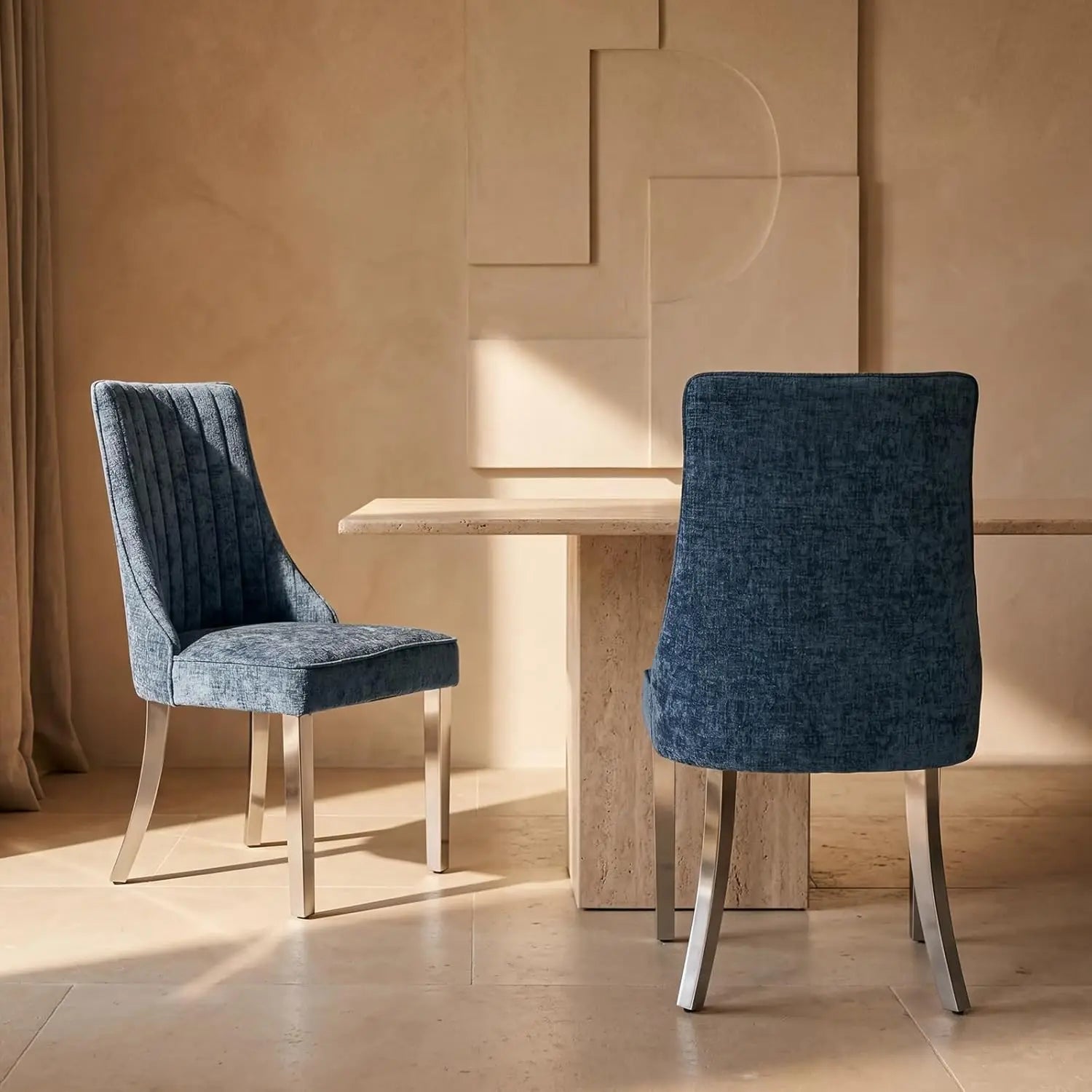 2 Upholstered High Back