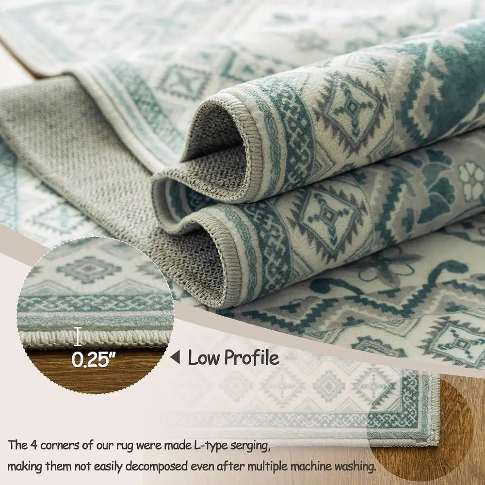 8x10 Moroccan Trellis Washable